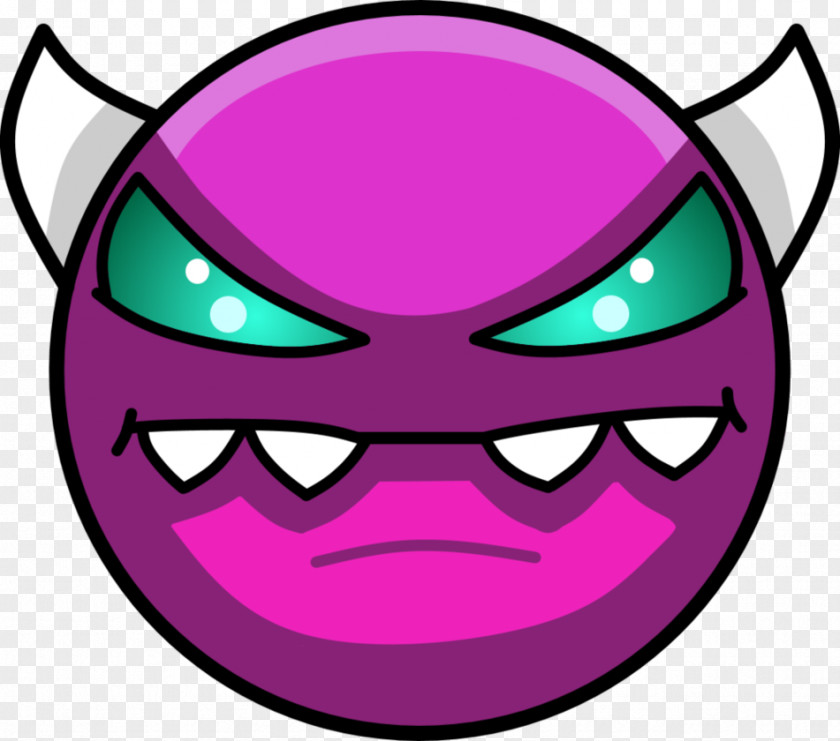 Demon Geometry Dash Social Media DeviantArt PNG