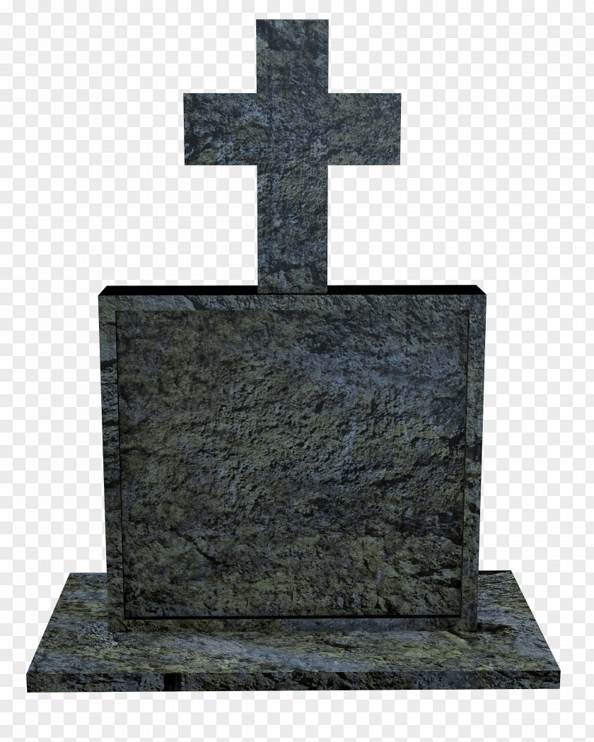 Grave Headstone Cemetery Cross Monument PNG