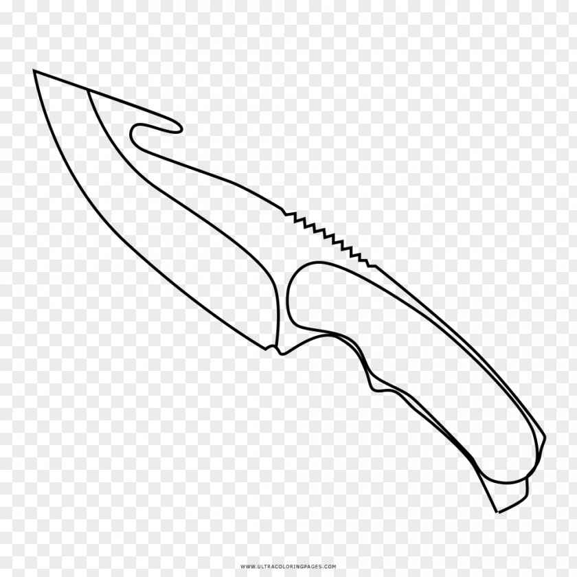 Knife Drawing Coloring Book Hunting & Survival Knives Utility PNG