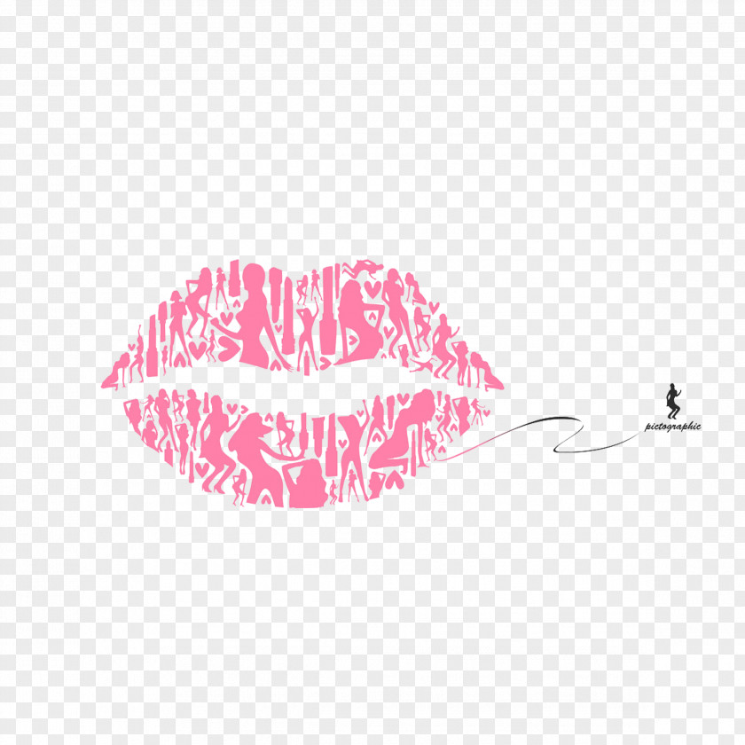 Lips Lipstick Red Vecteur PNG