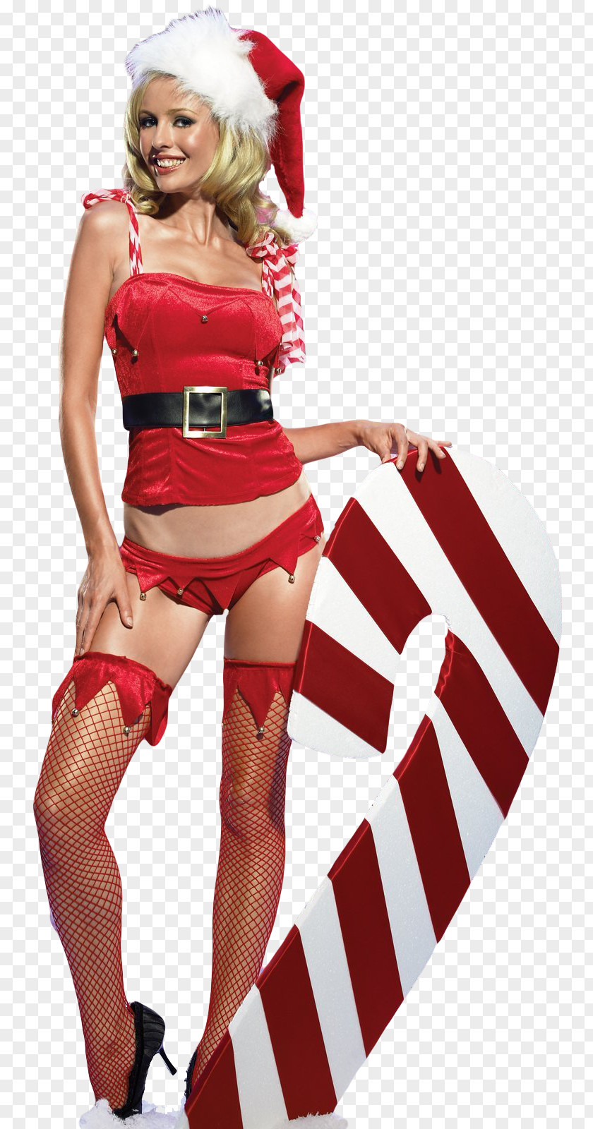 Santa Claus Naughty Or Nice Costume Suit Christmas PNG