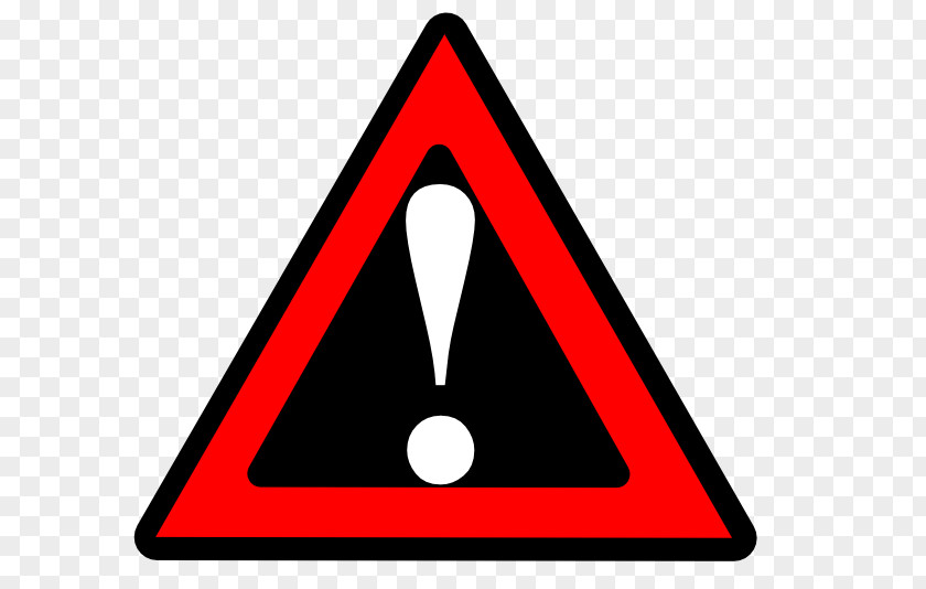 Warning Black And White Clip Art Image PNG