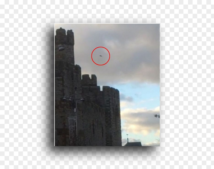 Castle Caernarfon Wales UFO Sightings Unidentified Flying Object Saucer PNG
