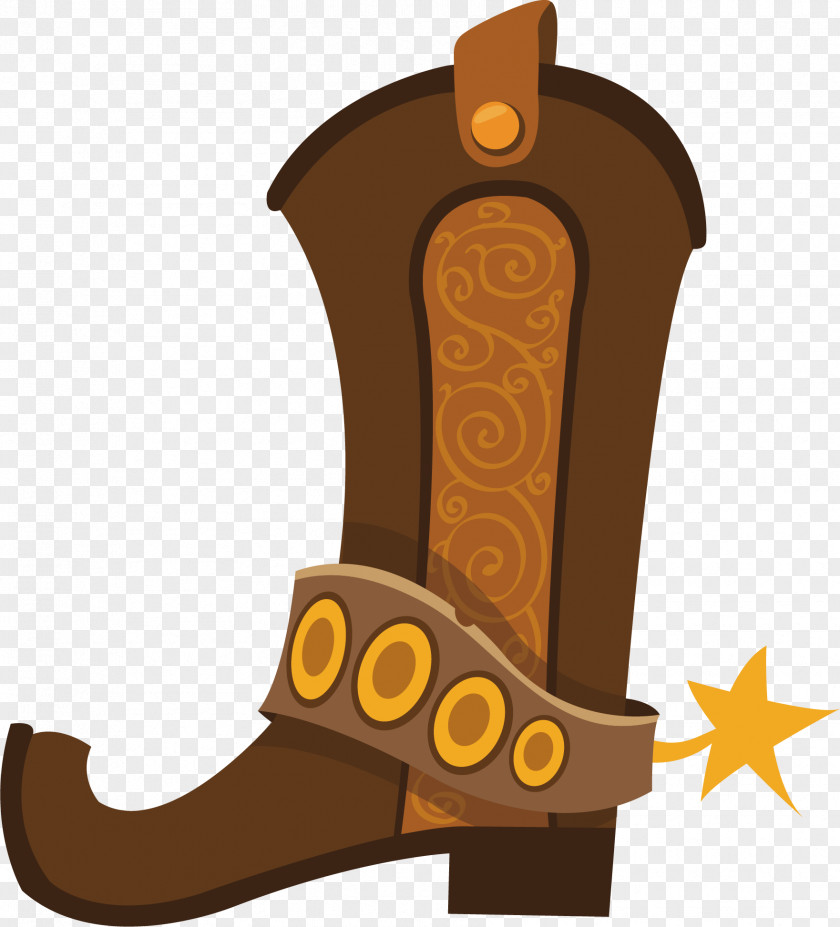 Cowboy Boots Vector Boot Illustration PNG