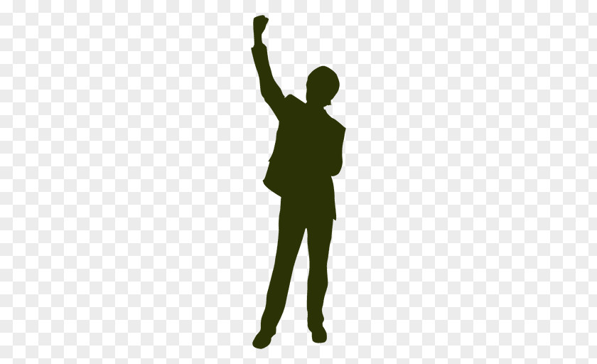 Raise Hands Silhouette Drawing Hand Fist PNG