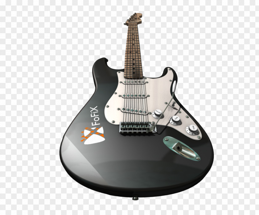 Three-dimensional Computer Electric Guitar Acoustic Bass Blender 3D Graphics PNG
