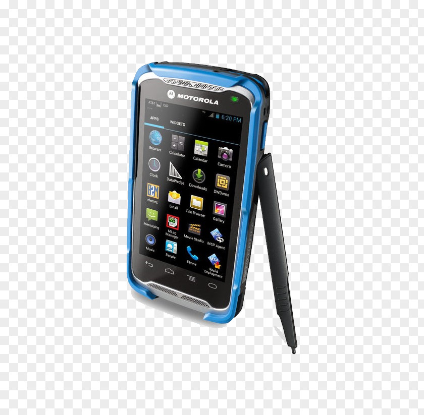 Blue Covers Handheld Devices Motorola Solutions Portable Communications Device Image Scanner PNG