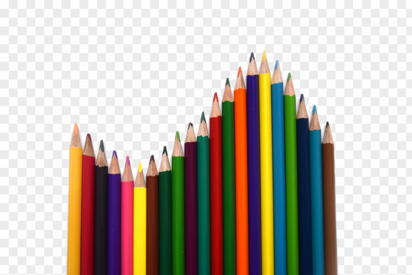 Colored Pencils Arranged Pencil Drawing Crayon School Supplies PNG