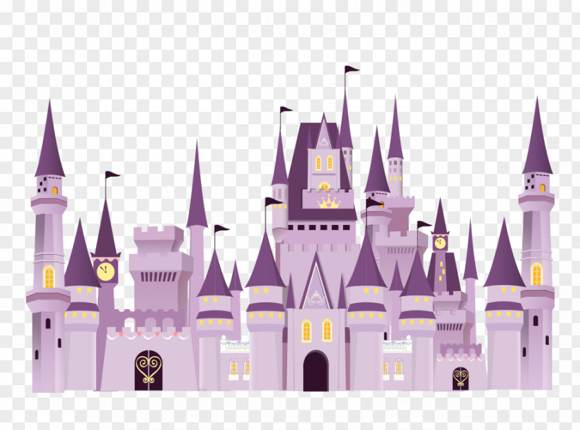 Disney Dream Castle Purple The Walt Company Cartoon PNG