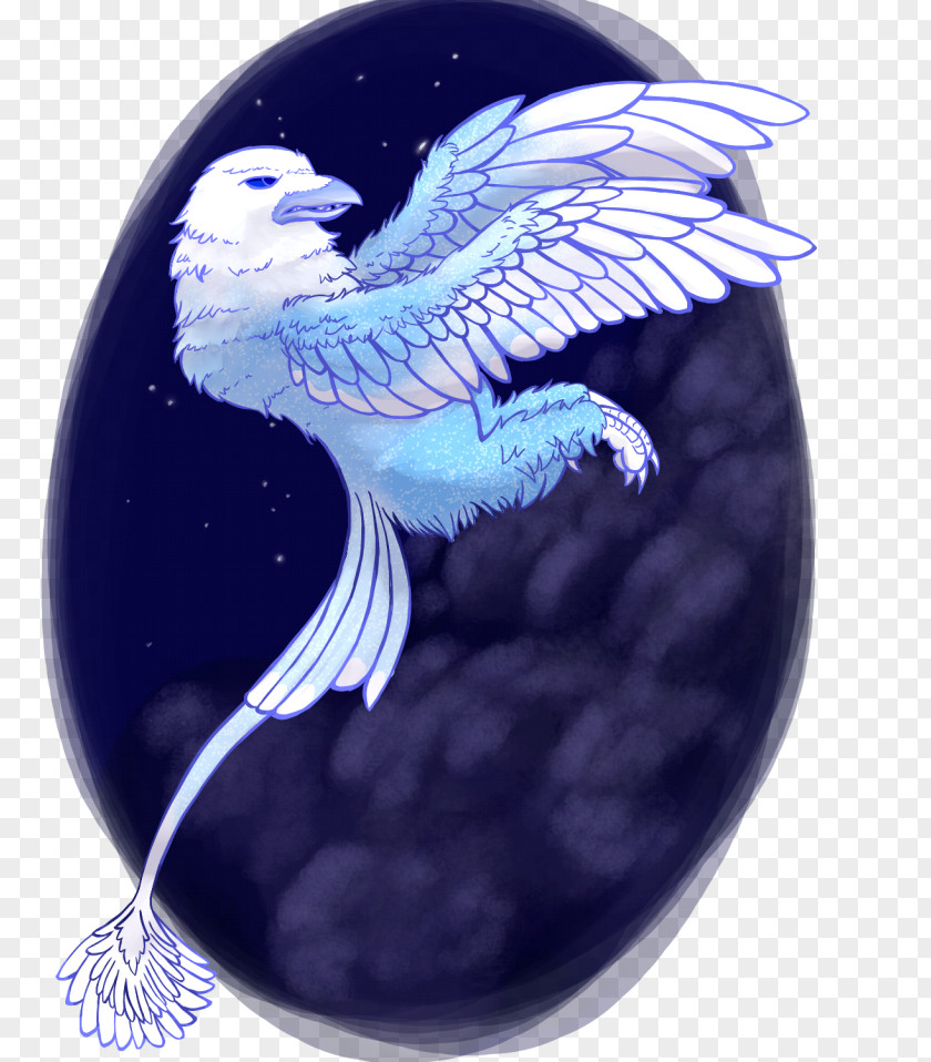 Eagle Cobalt Blue Beak PNG