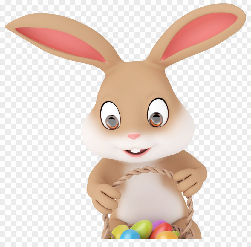 Easter Bunny Wish Egg Hunt Happiness PNG