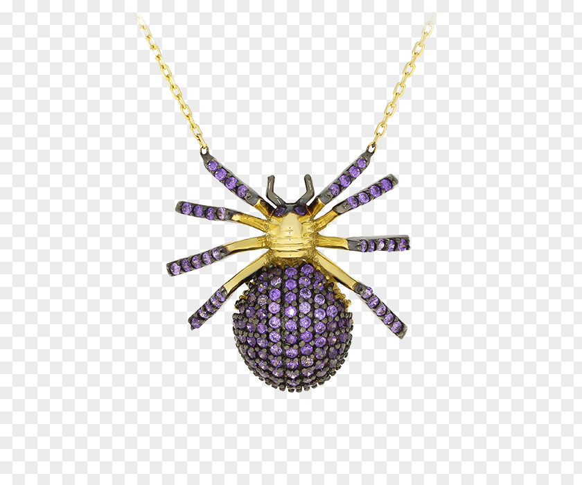 Insect Charms & Pendants Amethyst Purple Jewellery PNG