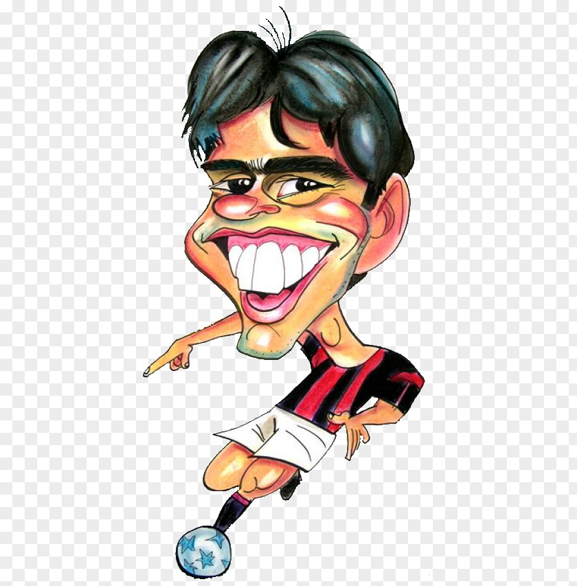 OL A.C. Milan Real Madrid C.F. Football Player Caricature PNG