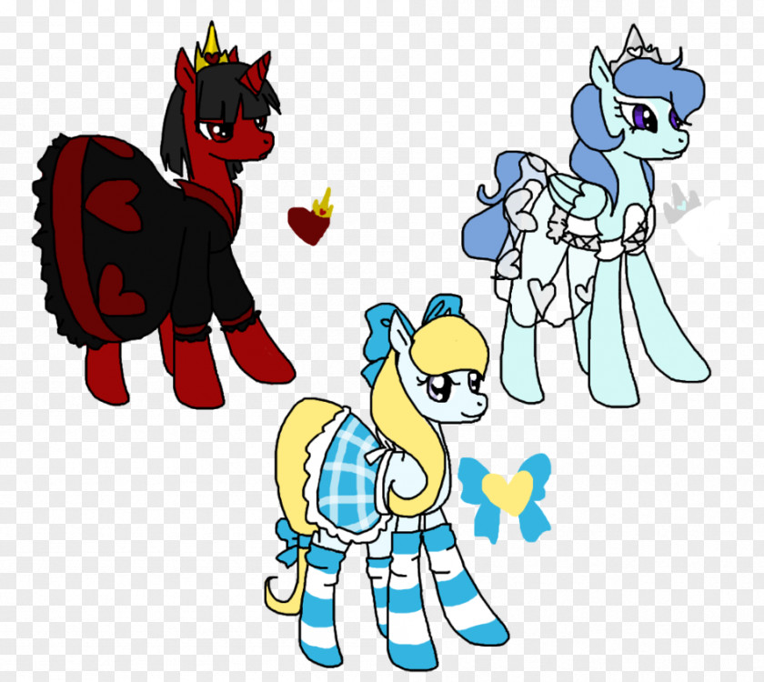 Red Sparkle Pony Horse Queen White PNG