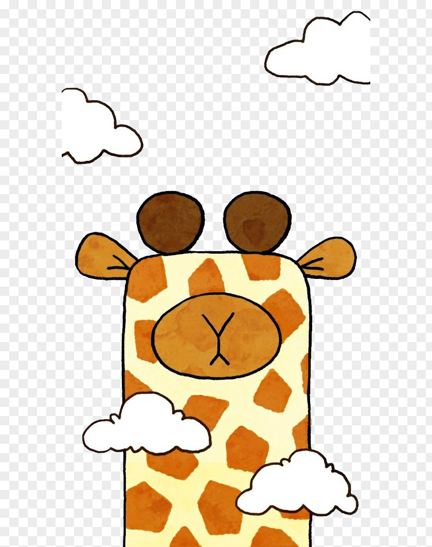 Cartoon Giraffe Beijing IPhone 5s SE Northern IPad Air PNG