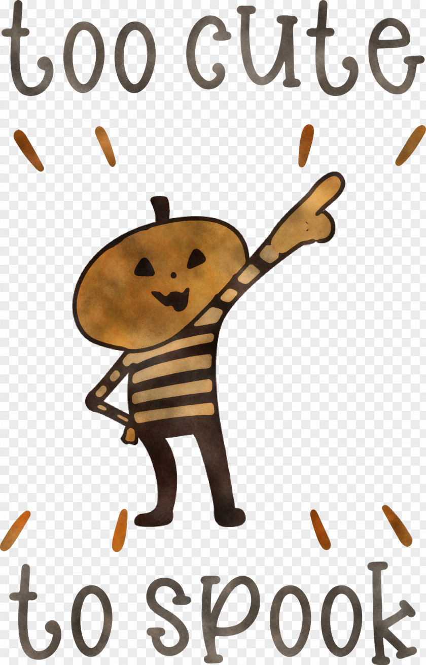 Halloween Too Cute To Spook Spook PNG