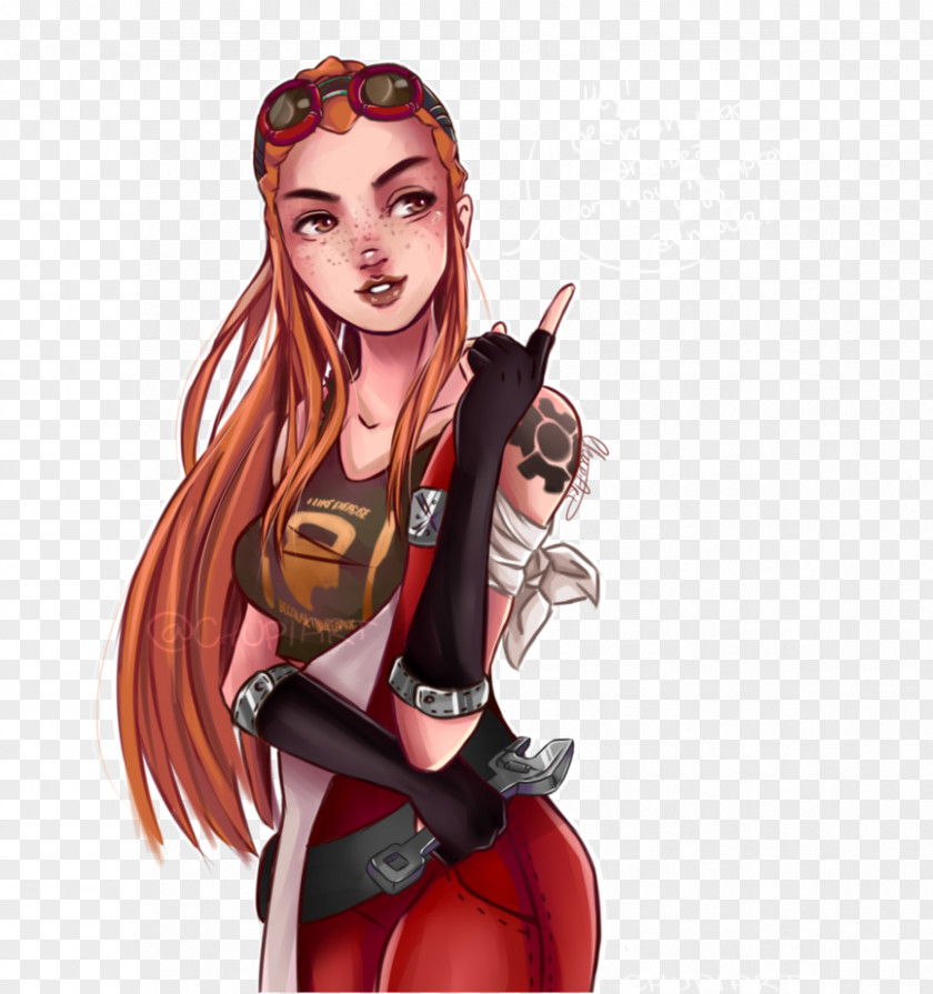 Overwatch Brigitte Fan Art PNG art, Who Knew clipart PNG