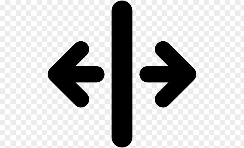Separated Arrow Symbol Clip Art PNG