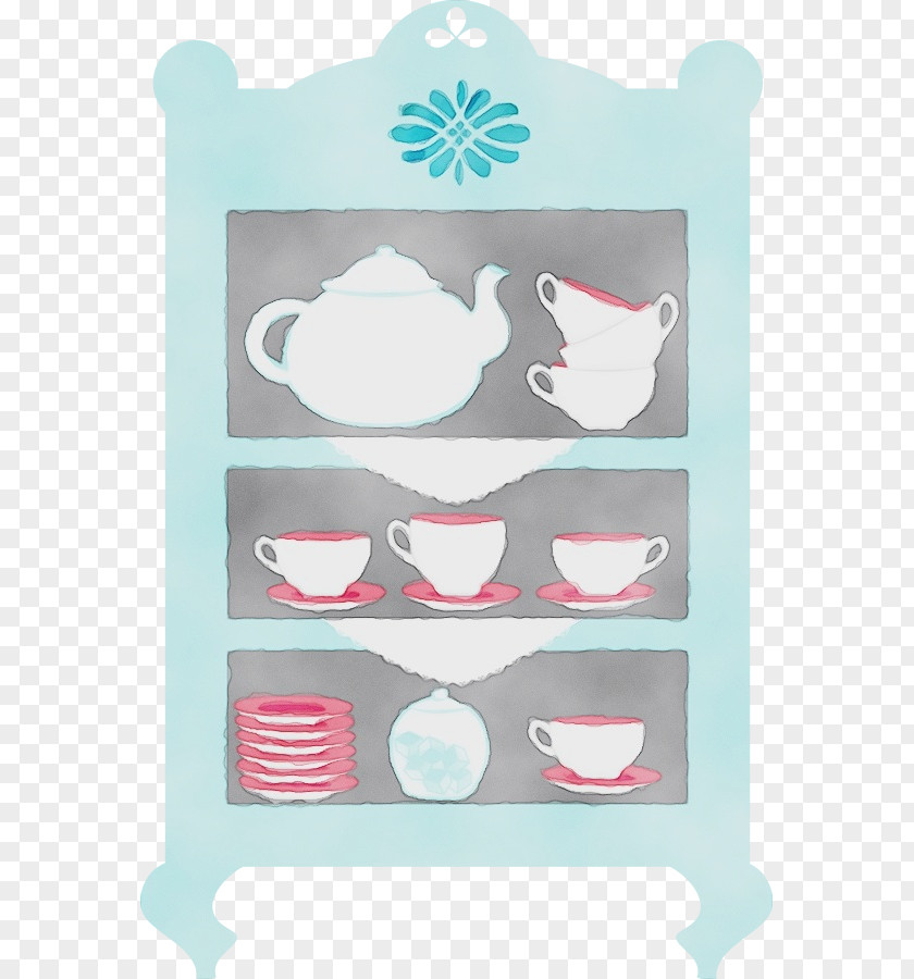 Tableware Room Watercolor Cartoon PNG