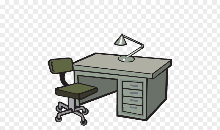 Cartoon Computer Desk Furniture Illinois School Supply Co Clip Art PNG