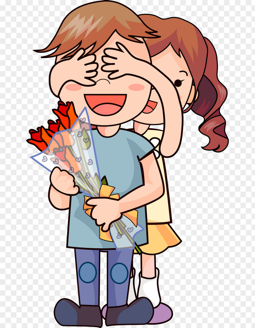 Cartoon Love Clip Art Image PNG