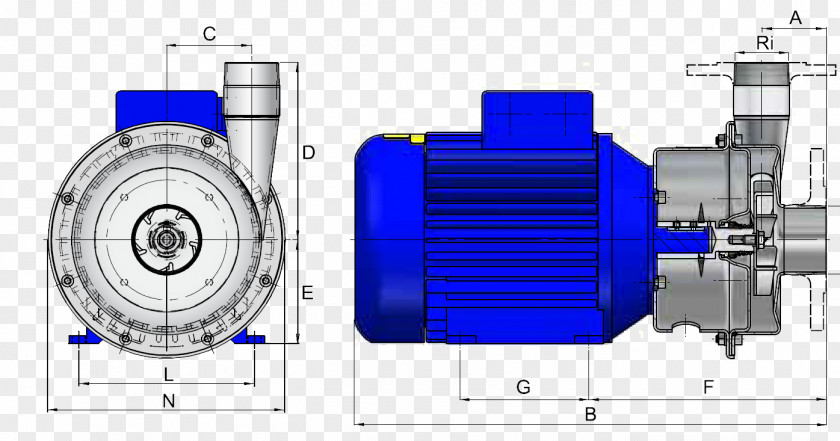 Dimensional Pump Machine Industry Manufacturing Maintenance PNG