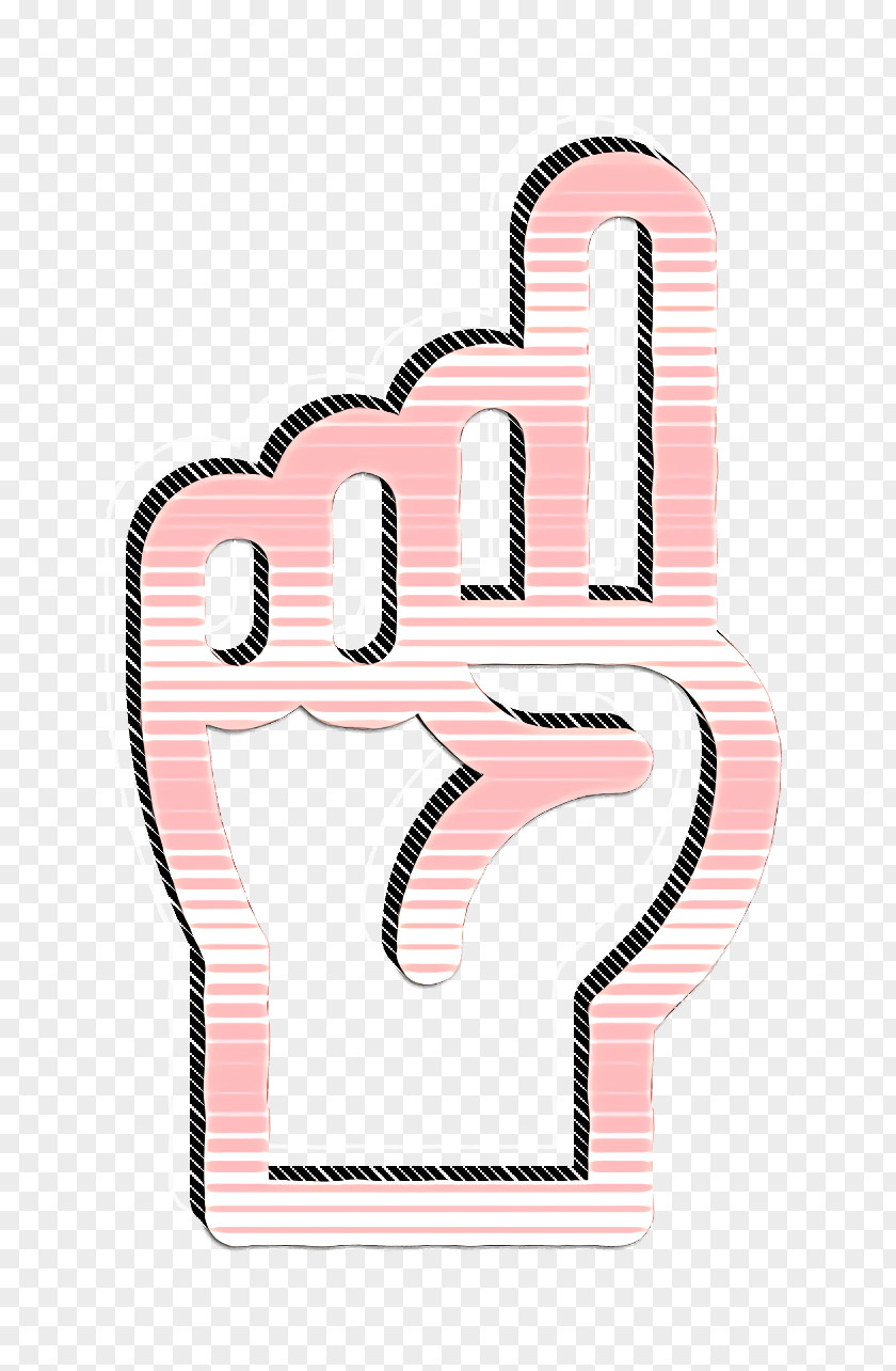 Hand Icon One Gestures PNG