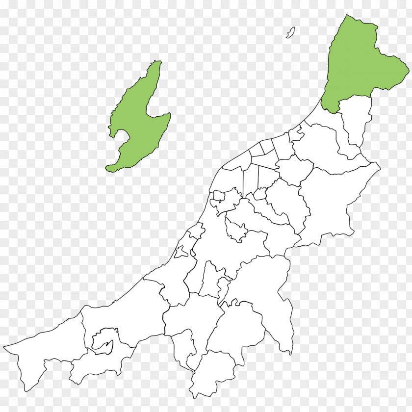 Map Niigata Tsubame Sado Tokamachi Murakami PNG