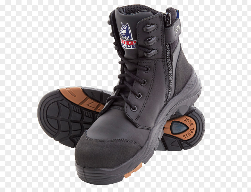 Zipper Tongue Boots Safety Footwear Steel-toe Boot Composite Material PNG