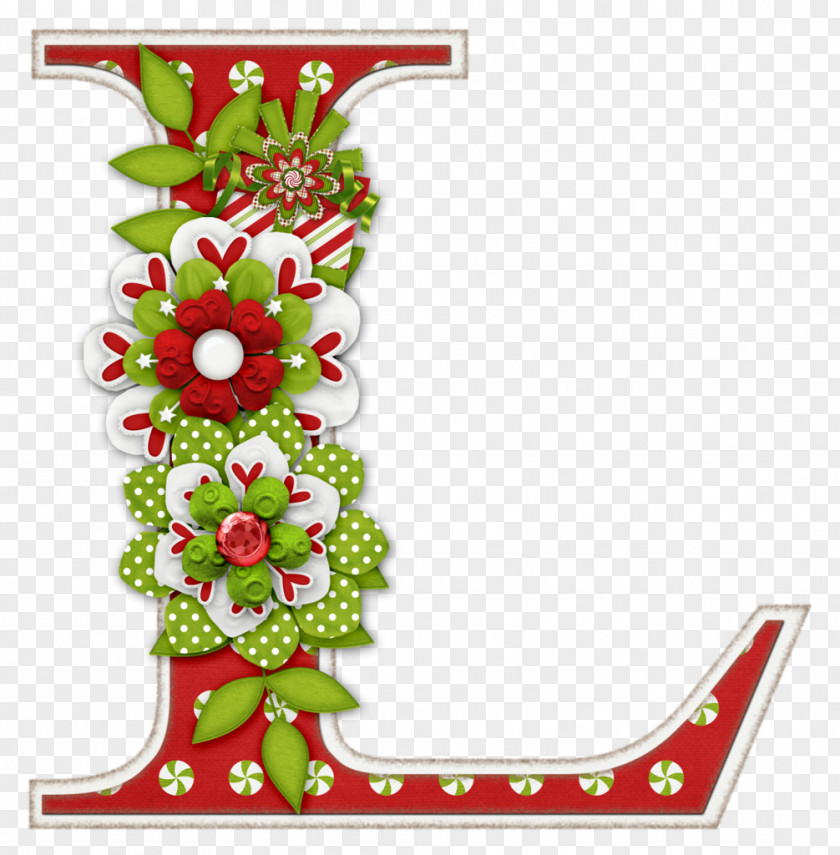 Christmas Letter Alphabet Font PNG