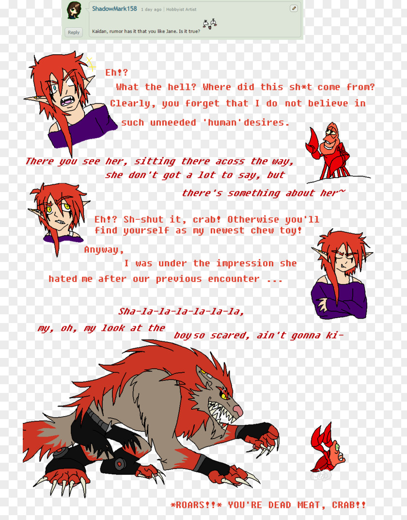 Sebastian Ariel Canidae Comics Character Clip Art PNG