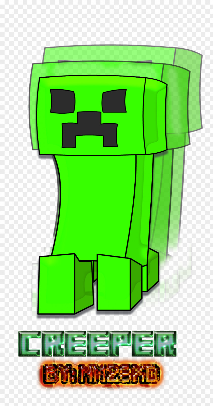 Creeper Minecraft Cartoon Clip Art PNG