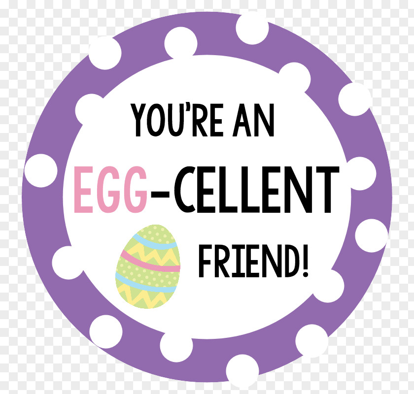 Easter Gift Logo Purple Label PNG