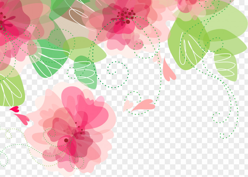 Pink Flower Pattern PNG flower pattern clipart PNG