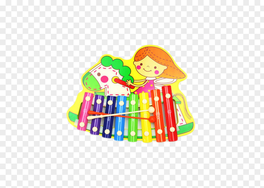 Shake Ma Xianzi Xylophone Illustration PNG