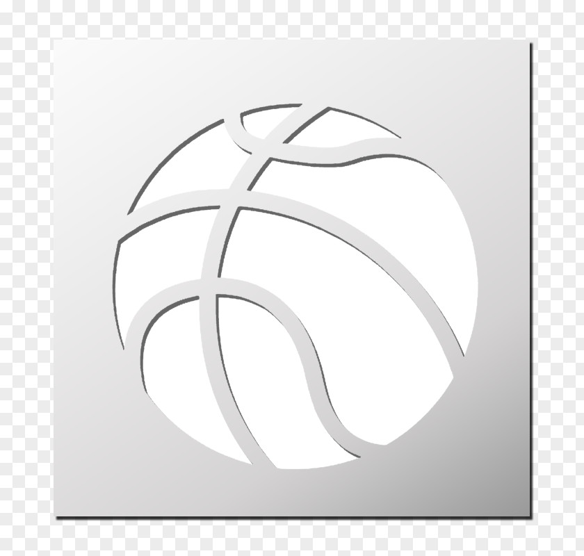 3d Decoration Stencil Basketball Sport Silhouette PNG