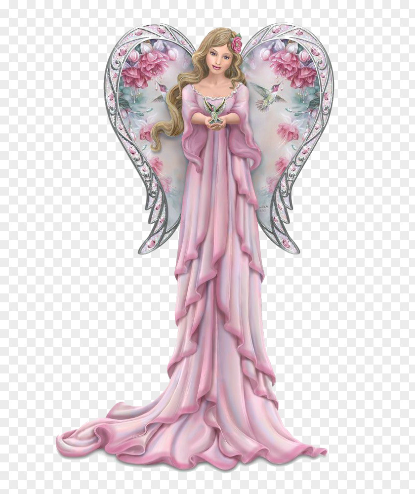 Angel Figurine Artist Painting Collectable PNG