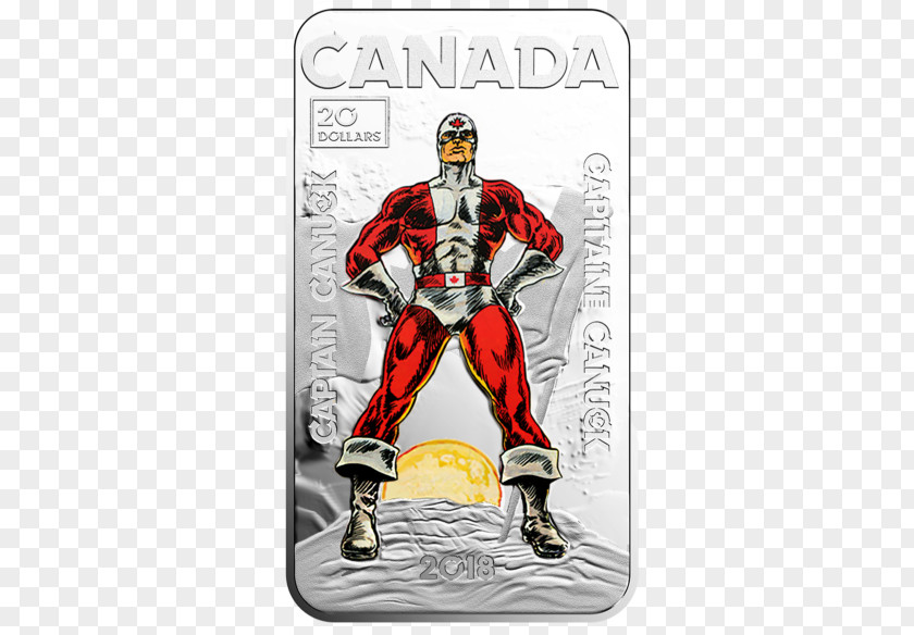 Canada Captain Canuck Coin Royal Canadian Mint PNG