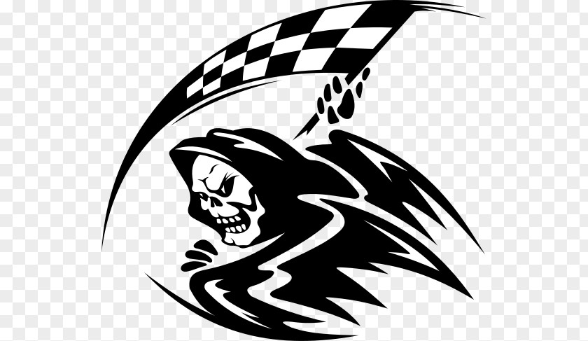 Death Decal Sticker Car Racing PNG