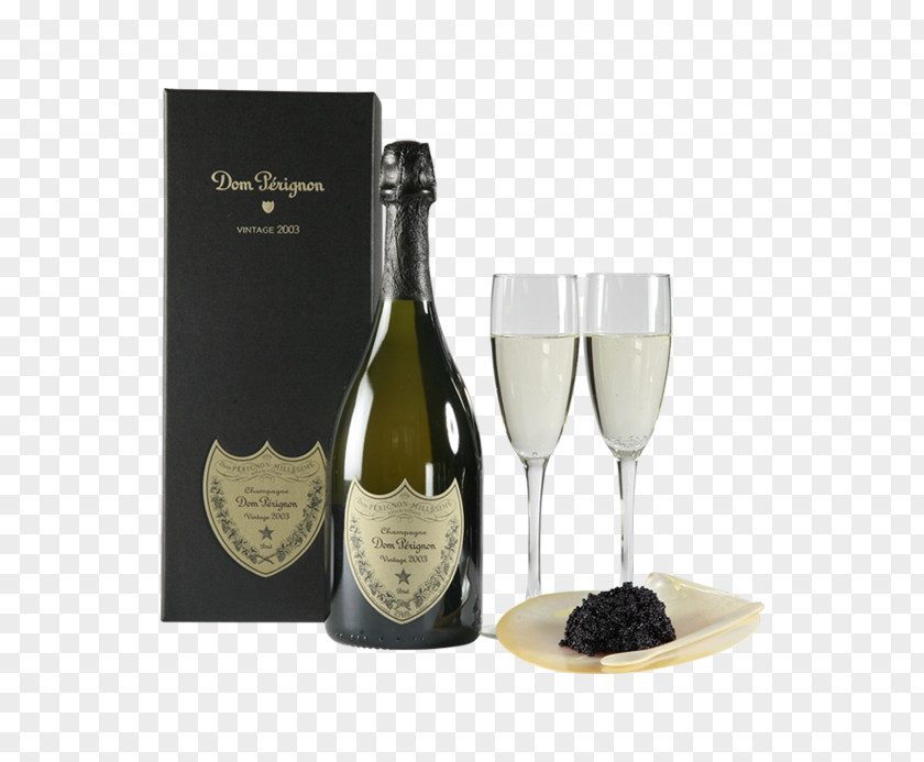 Gift Box Summary Champagne White Wine Glass Dom Pérignon Vintage PNG