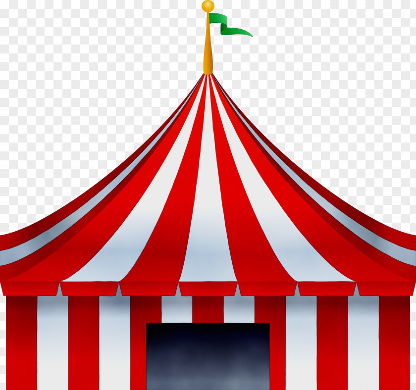 Performing Arts Flag Circus Red Performance Pole Tent PNG