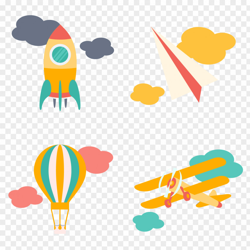 Airplane Flight Image Aircraft Vector Graphics PNG