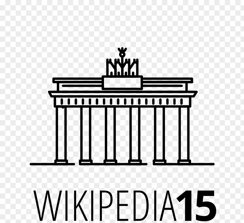 Brandenburg Gate Wikimania Polish Wikipedia Clip Art PNG