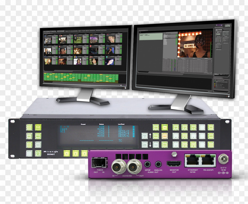 Broadcast Control Room Electronics Multimedia System Grass Valley Monitoring And Surveillance PNG