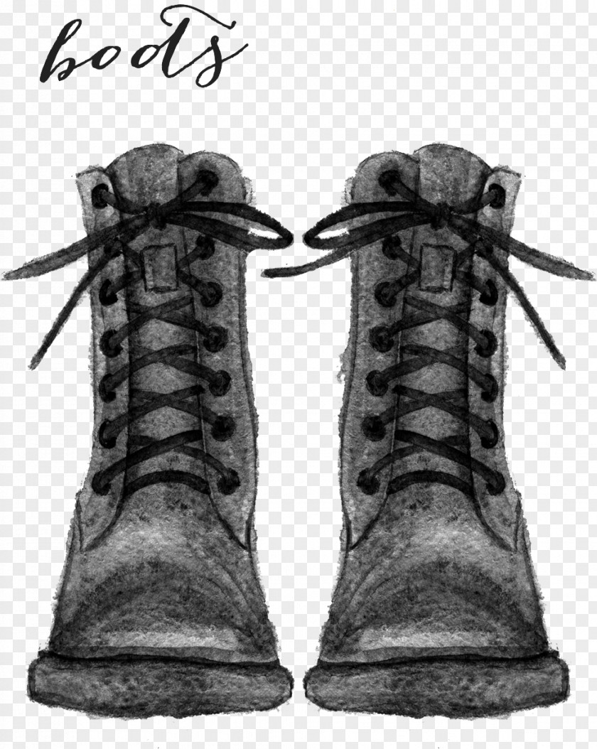 Hand-painted Boots Shoe Boot PNG