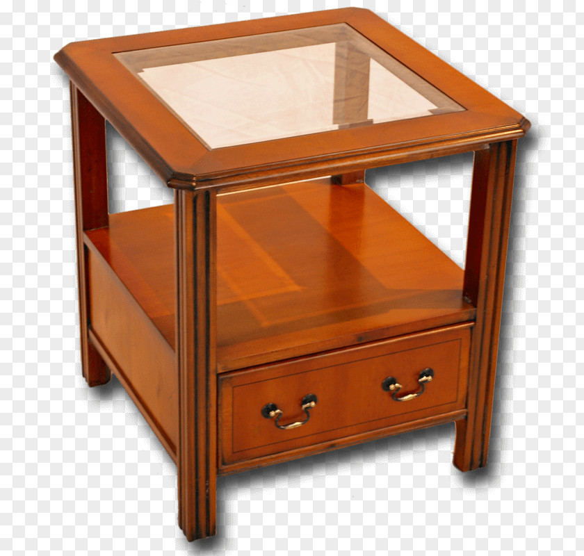 Table Bedside Tables Drawer Coffee PNG