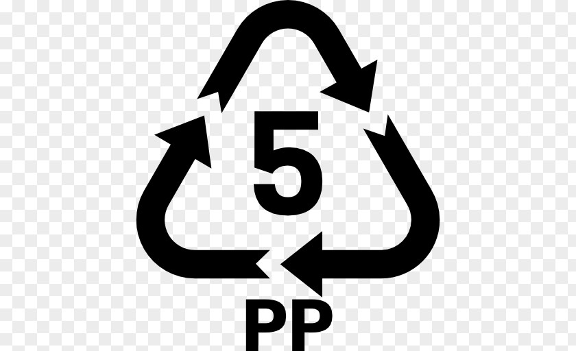 Bottle Polypropylene Recycling Symbol Plastic Codes PNG