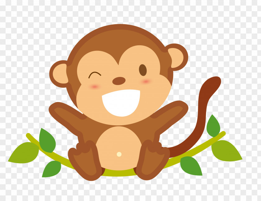 Monkey Clip Art Drawing Image PNG