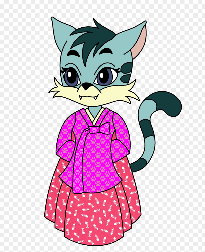 North Korean Dress Kitten Whiskers Cat Clip Art Illustration PNG