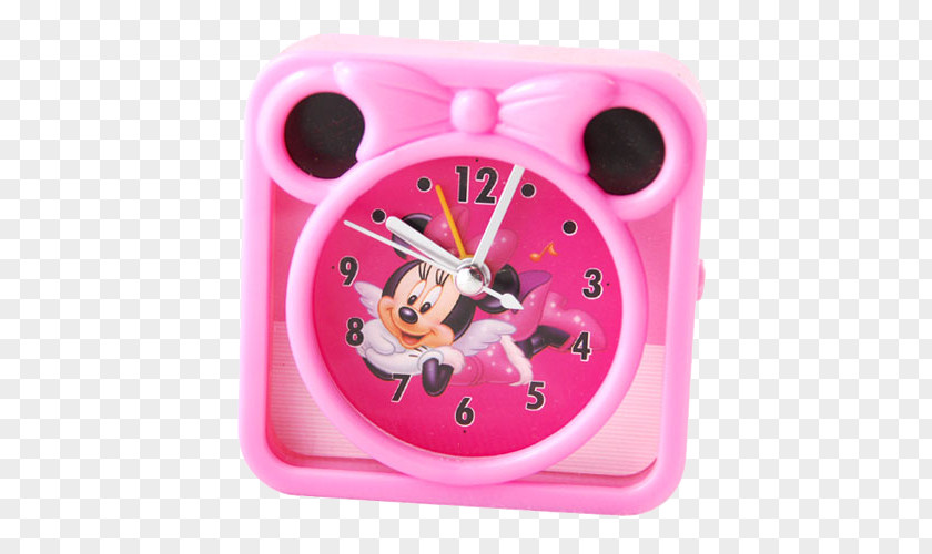 Pink Alarm Clock Download WatchTime PNG